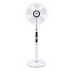 Stojanový ventilátor Nexon s LED displejem a ovladačem – 65 W, bílý (23 cm)