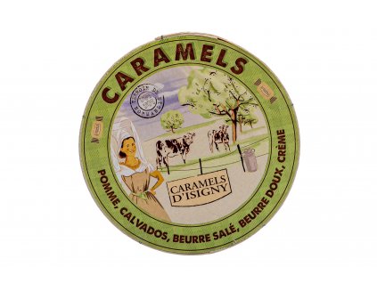 Karamelový mix Normandie 5 příchutí, 150g, dřevěná krabička