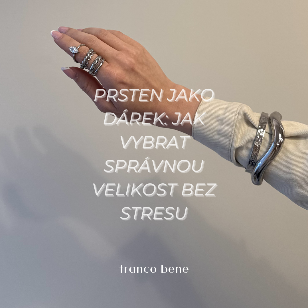 Prsten jako dárek: jak vybrat správnou velikost bez stresu