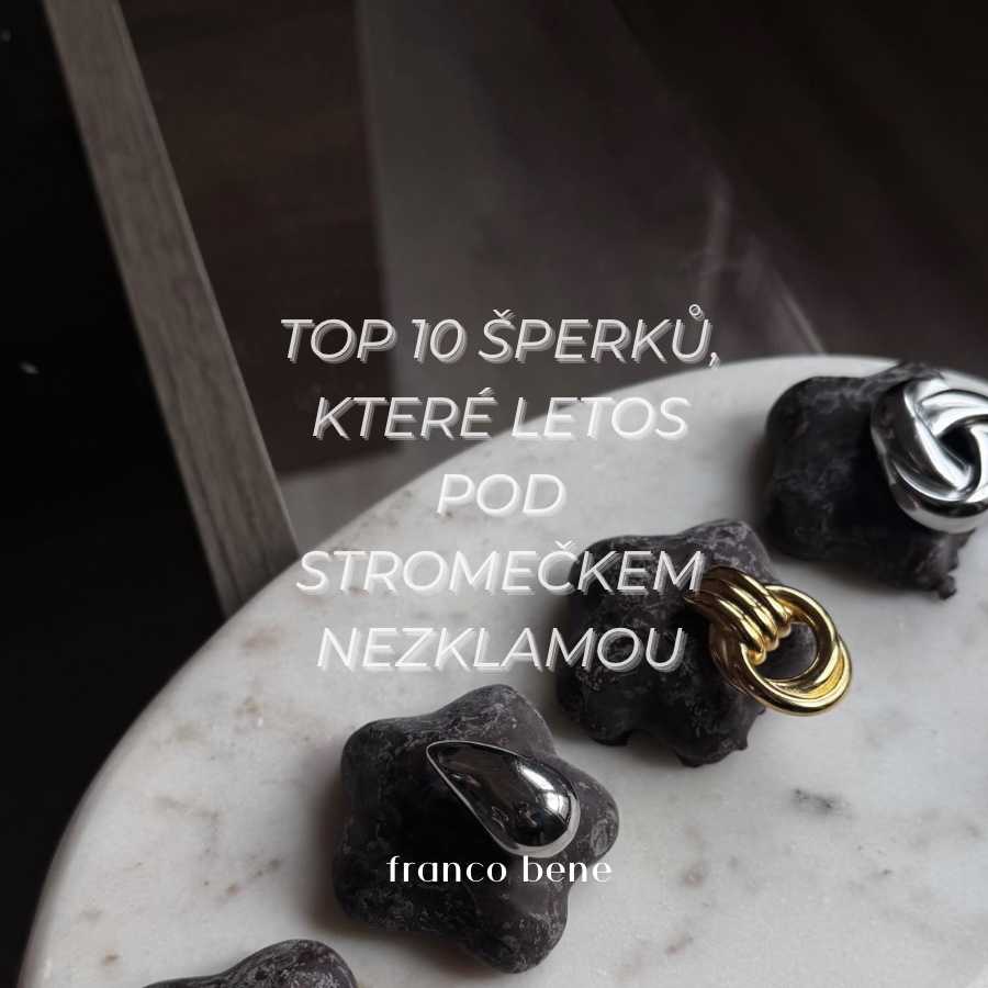 TOP 10 šperků, které letos pod stromečkem nezklamou