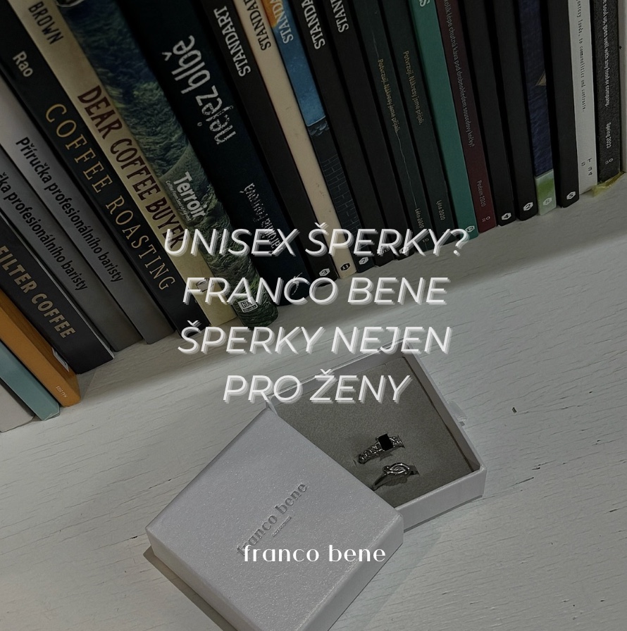 Unisex šperky? franco bene šperky nejen pro ženy