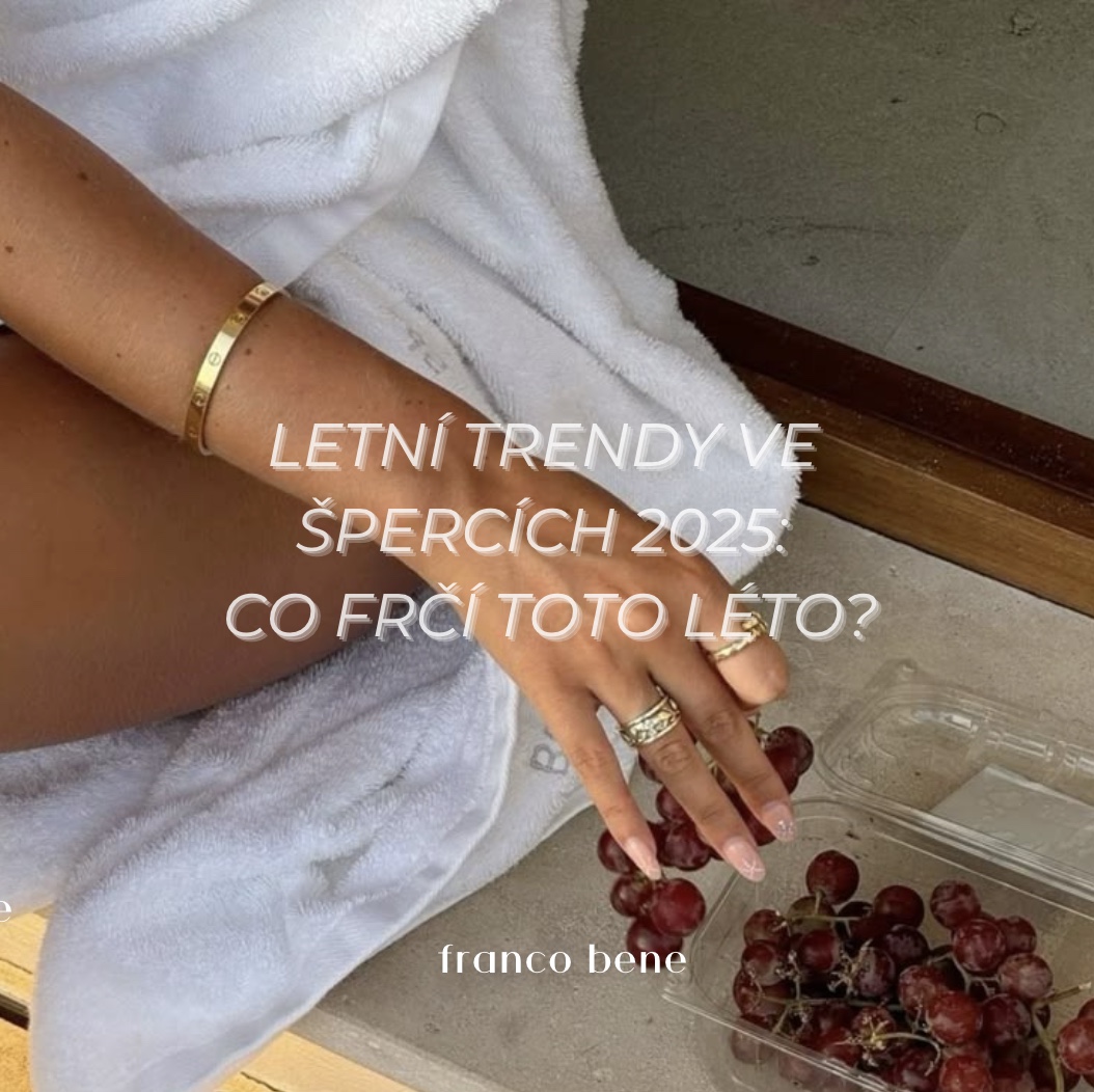 Letní trendy ve špercích 2025: Co frčí toto léto?