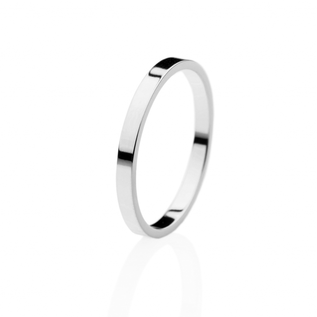 Hladký prsten (úzký) stříbrný