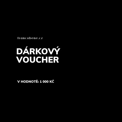 Voucher na nákup v hodnotě 1000 Kč