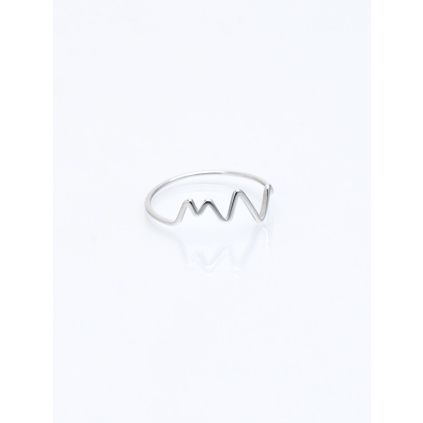 Wave prsten - stříbrný