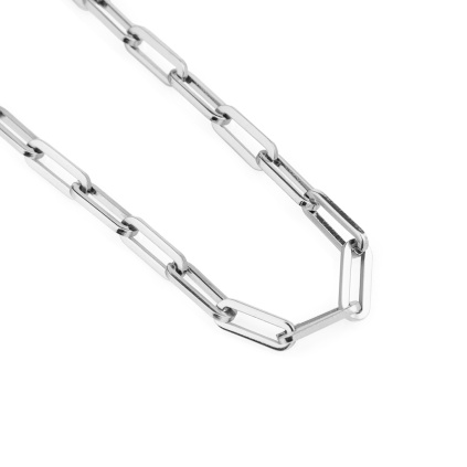 Chain náhrdelník - stříbrný