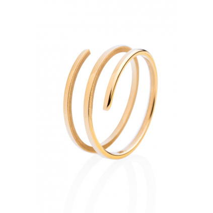Zamotaný prsten - zlatý