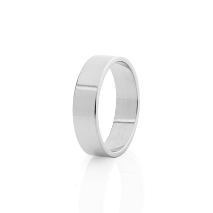 Hladký prsten - stříbrný