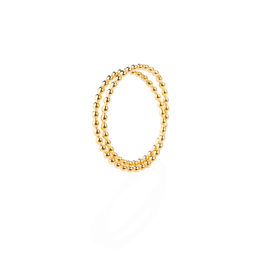 franco bene Balance prsten - pozlacený | 2220 Velikost prstenu: 6 (52 mm)