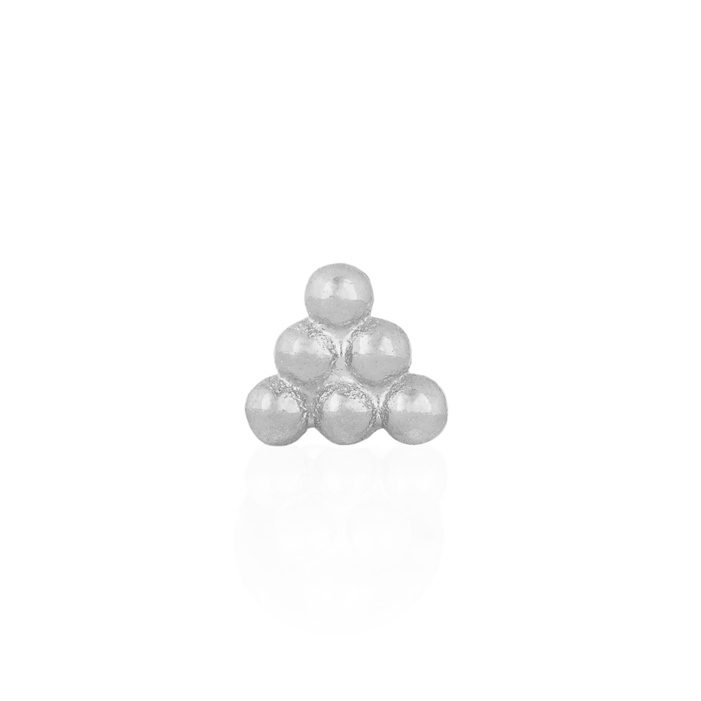 franco bene Triangle - stříbrná piercingová náušnice | 460