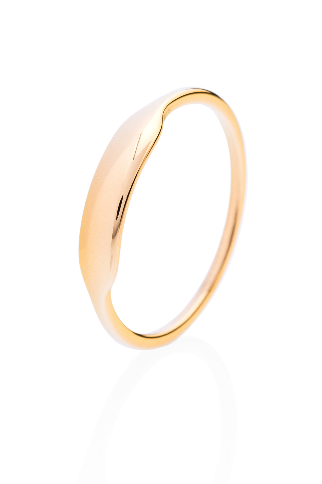 franco bene Classic prsten (úzký) - pozlacený | 299 Velikost prstenu: 6 (52 mm)