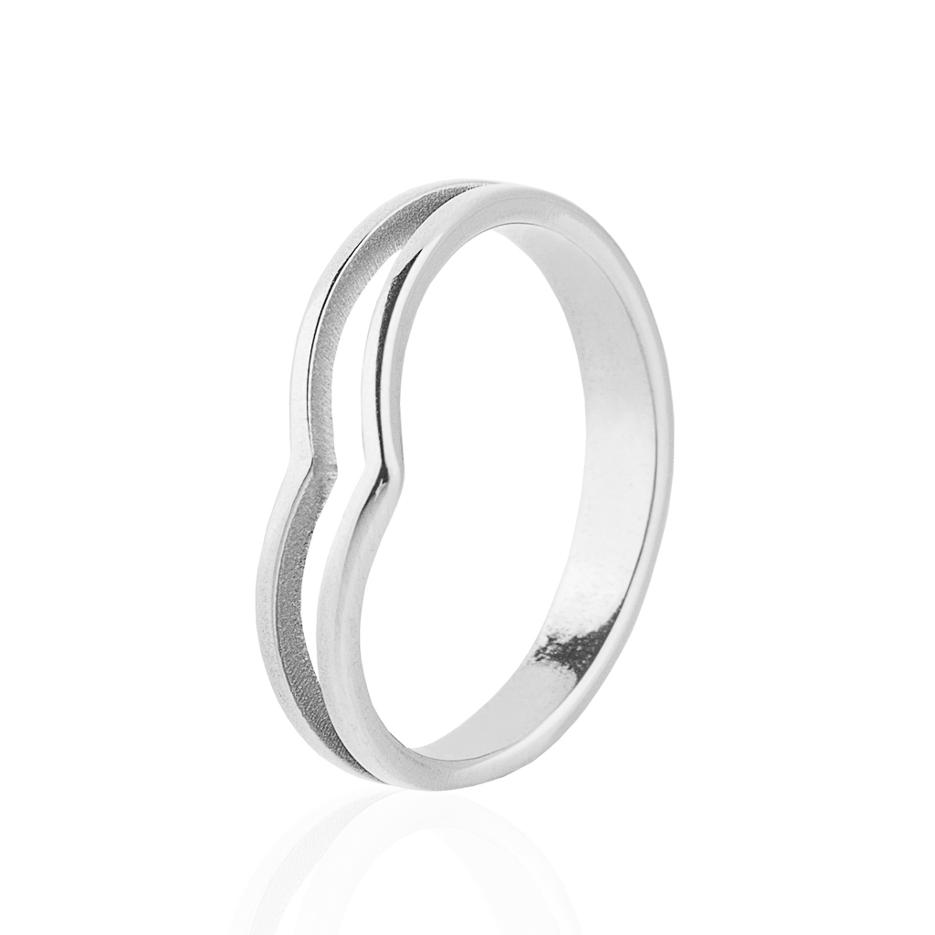 franco bene Dvojprsten - pozlacený | 686 Velikost prstenu: 6 (52 mm)