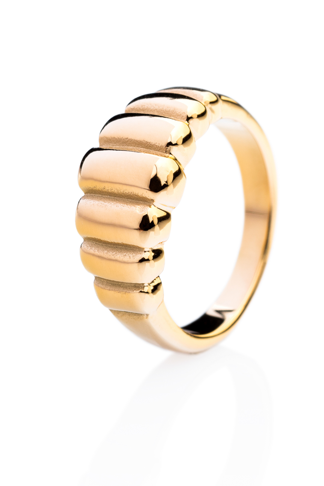 franco bene Queen prsten - pozlacený | 383 Velikost prstenu: 6 (52 mm)