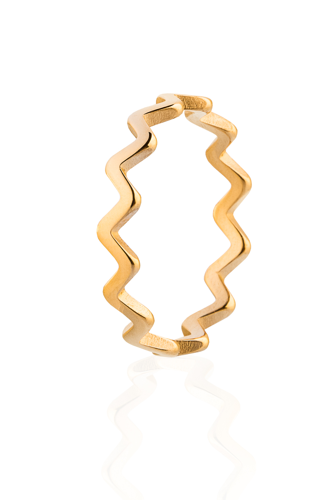 franco bene Floating prsten - pozlacený | 653 Velikost prstenu: 6 (52 mm)