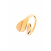 Twist prsten - zlatý