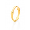 Nepravidelný prsten - zlatý