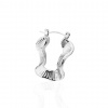 Zkroucené náušnice - stříbrné_1