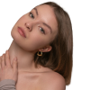 Dainty náušnice - pozlacené