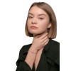 Řetězový Diamond náramek - stříbrný