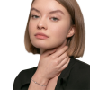 Řetězový Diamond náramek - stříbrný_1