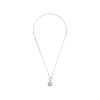 Náhrdelník se čtvercovým přívěskem - stříbrný