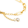 Chain náramek - pozlacený