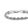 Rope náramek - stříbrný_1