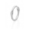Nepravidelný prsten - stříbrný