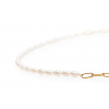 Chained náhrdelník s perlami - úzký
