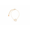 Náramek s kroužky - zlatý_1