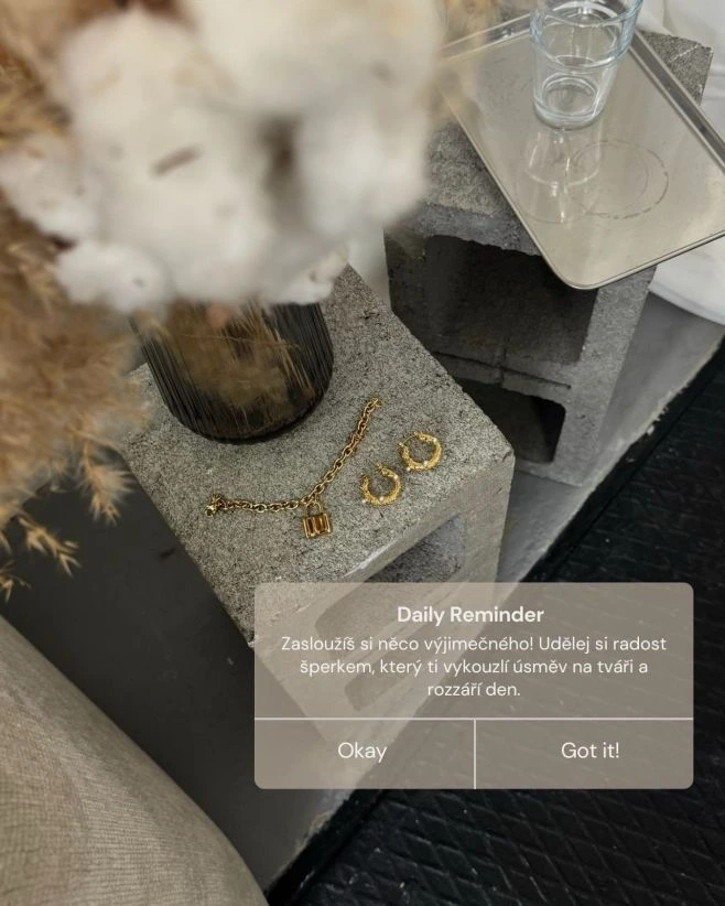 Daily reminder 🤍 ~ udělejte (si) radost #francobene šperkem. 💍