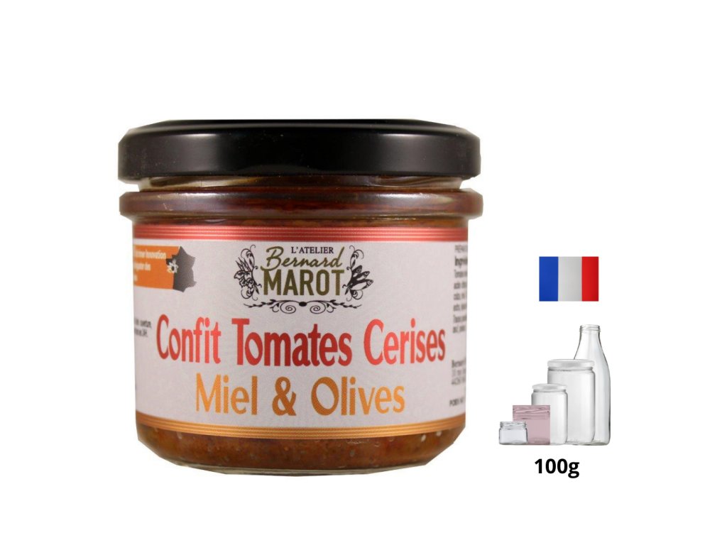 Confit Tomates Cerises Miel Olives