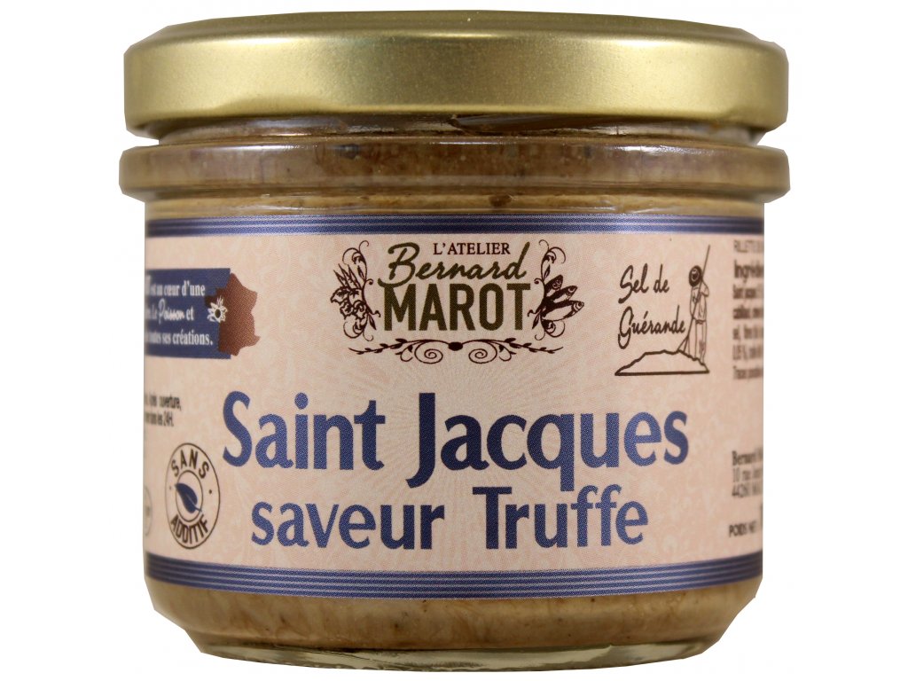 Poisson 100 g St Jacques saveur truffe ABM