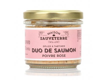 Duo Saumon Fume Poivre Rose Tartiner Maison Sauveterre