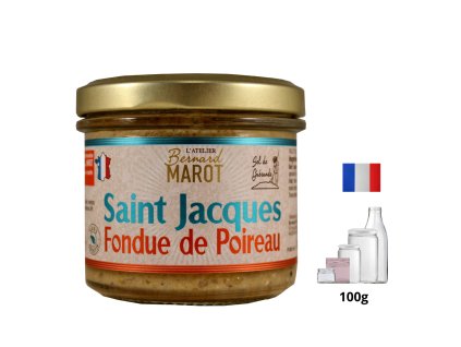 St Jacques Fondue de Poireau