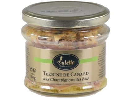 Terrine de canard aux champignons