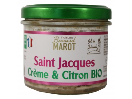 BIO 90 g Saint Jacques Crème et Citron