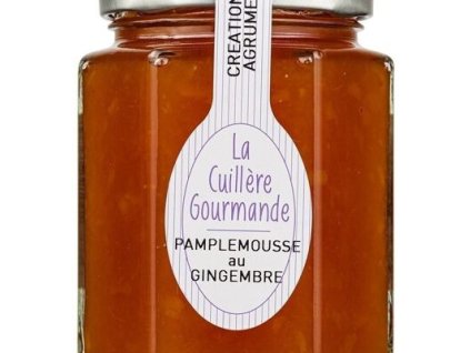 MARMELÁDA Z GRAPEFRUITU A ZÁZVORU 225GR – MARMELADE PAMPLEMOUSSE AU GIMGEMBRE 225G