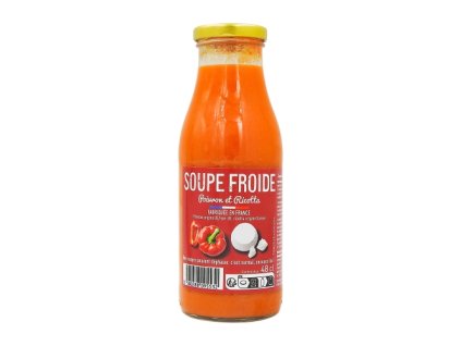 COLD PEPPER AND RICOTTA SOUP BOTTLE 48CL - SOUPE FROIDE POIVRON ET RICOTTA BOUTEILLE 48CL