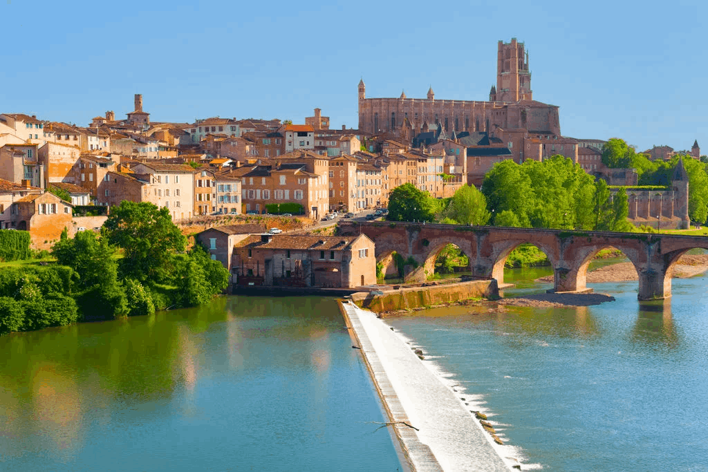 Albi, jižní Francie