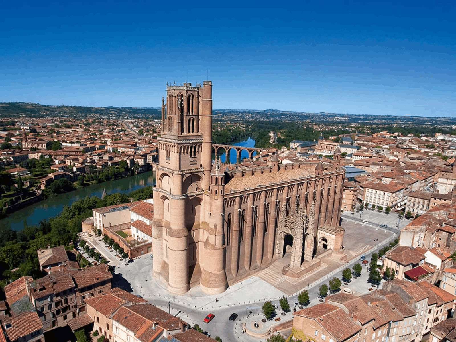 Albi, jižní Francie