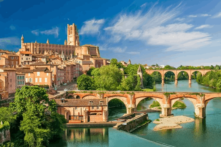 Albi, jižní Francie
