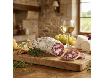 Klobáska s kozím sýrem