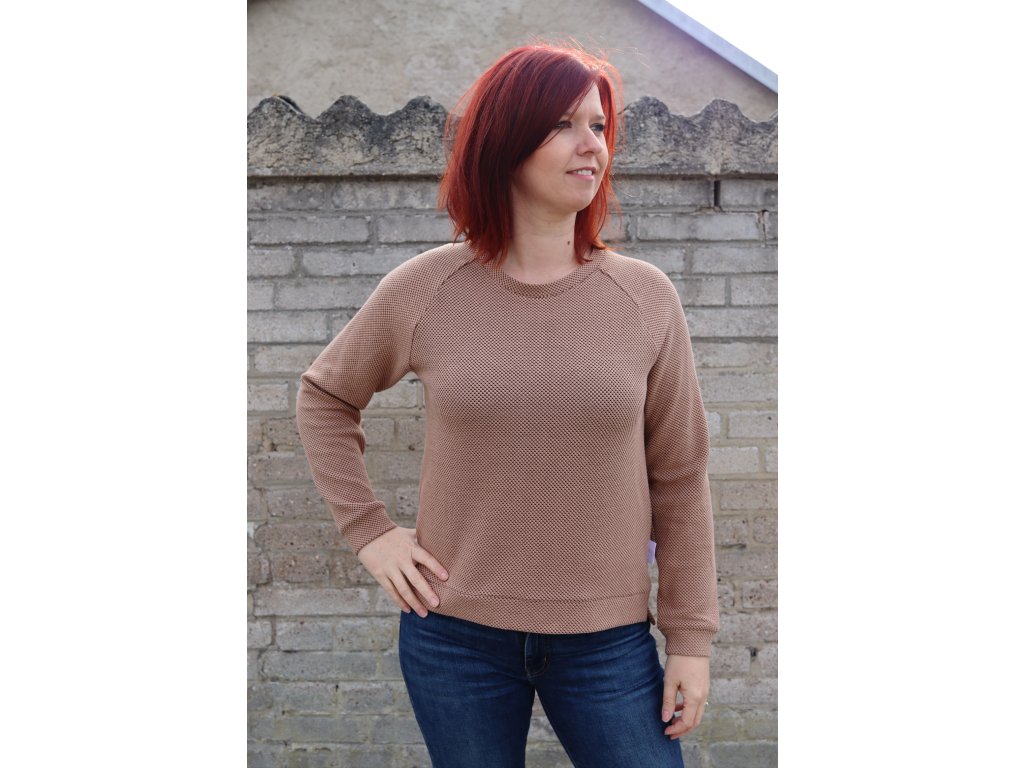 Mikina Shiny cappuccino