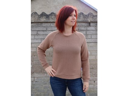 Mikina Shiny cappuccino