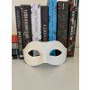 Benátská elegantní maska („Masquerade Ball“) - Bílá