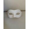 Benátská elegantní maska („Masquerade Ball“) - Bílá