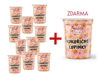 kukuřičné lupínky 10+1 zdarma