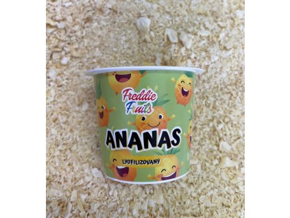 Lyofilizované ananasové kousky - 20g