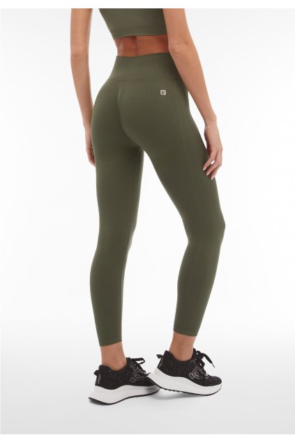 FREDDY® 7/8 Zöld varrat nélküli sport leggings, magas derekú SF5HF316, V52